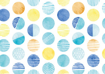 円形の模様_シームレス01