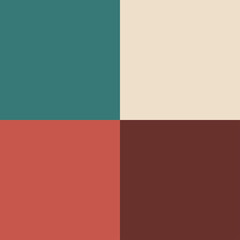 Obraz premium colour palette vector illustration set