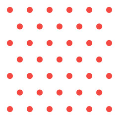 Christmas and new year pattern polka dots. Template background in white and red polka dots . Seamless fabric texture. Vector illustration