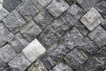 Abstract scene of Surface Gray stone on the ground floor texture background - Exterior at Bana hill danang vietnam