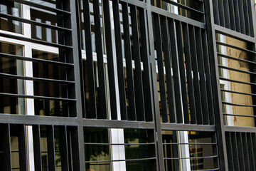 Black bars of a building.2
