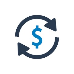 Coin transfer icon