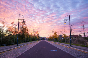 Die Sternbr&uuml;cke in Magdeburg, Sachsen Anhalt, Deutschland