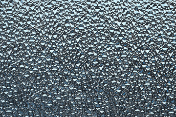 Stained glass window and abstract wall background. Pieces of broken glass pieces of broken glass forming a mosaic. Selective focus. Venetian mosaic as decorative background. Abstract for design.