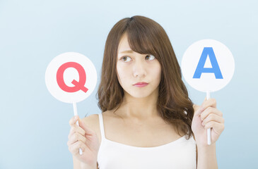 Q&Aシリーズ　Q&A両方出す女性