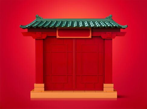 Chinese door entrance