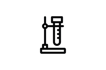 Laboratory Outline Icon - Tube Stand