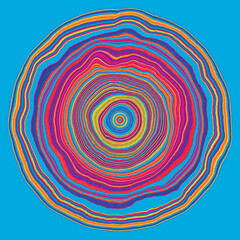 Fototapeta na wymiar Geometry Circular abstract background for design artwork 
