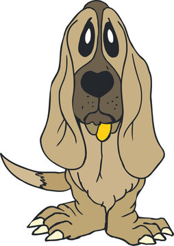 Vector illustration of a dog