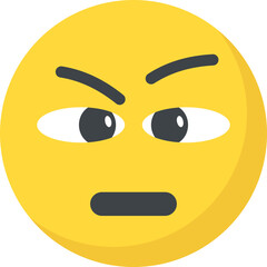 
Sad smiley face, depressed concept
