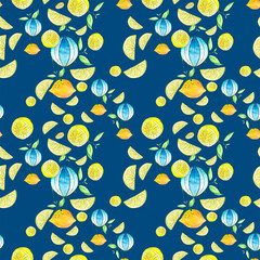 lemon rain, delivery, pattern