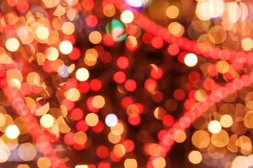 Christmas blurry lights