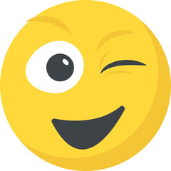 
A smiley expressing being surprised
