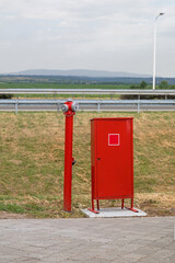 Fototapeta na wymiar Fire Hydrant Box