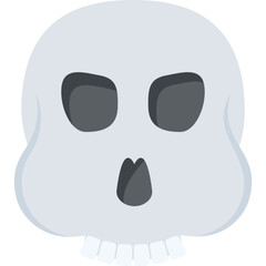 
An ghost emoticon depicting expression of being scary 
