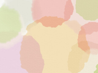 Warm Tones Of Watercolor Dots Background