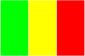 Fototapeta premium FLAGGE MALI