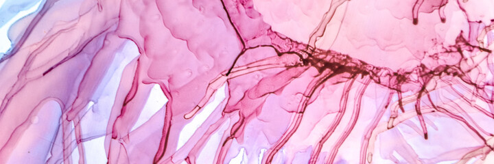 Marble Abstract Art. Underwater Illustration. 