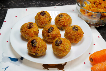 Sweet and Delicious Carrot Halwa Indian Dessert