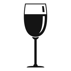 Cheers wineglass icon. Simple illustration of cheers wineglass vector icon for web design isolated on white background