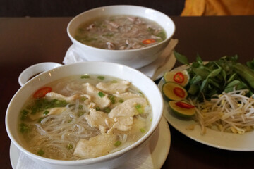 Vietnam food - Pho Chicken – Vietnam noodle soup with chicken at Hoi an vietnam