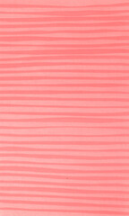 Color abstract background of pink horizontal lines drawn by markers