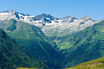 The mountains of the High Pyrenees, Hautes-Pyrenees, Occitanie, France