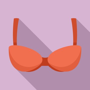Uplift bra icon. Flat illustration of uplift bra vector icon for web design