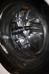 Empty washing machine loader