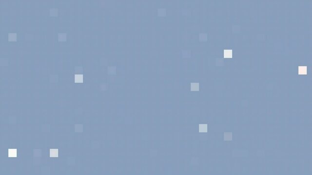 Blue abstract background with pixelated sparkles 