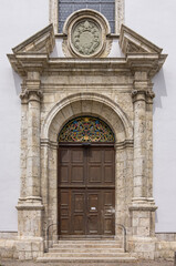 Konviktskirche Ehingen, Germany - Portal of the Konviktskirche (Dormitory Church) of Ehingen...