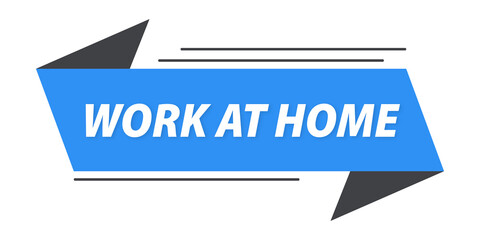 work at home banner