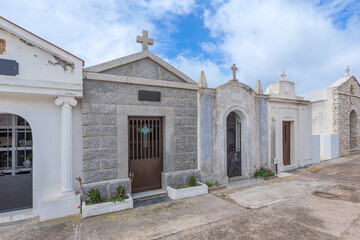 Fototapeta premium Seemannsfriedhof in Bonifacio auf der Insel Korsika
