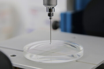 Lens manufacturing in the modern laboratory.