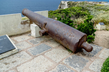Kanone in Bonifacio auf der Insel Korsika