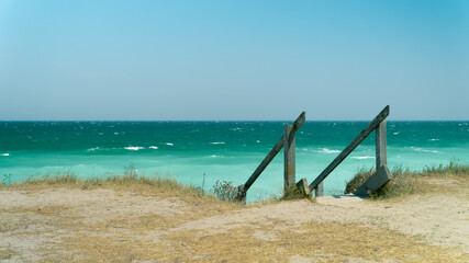 Stairs to the sea, Shabla, Bulgaria