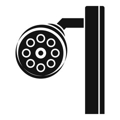 Dental surgical light icon. Simple illustration of dental surgical light vector icon for web design isolated on white background