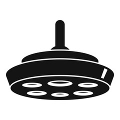 Anaesthesia surgical light icon. Simple illustration of anaesthesia surgical light vector icon for web design isolated on white background