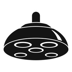 Bright surgical light icon. Simple illustration of bright surgical light vector icon for web design isolated on white background