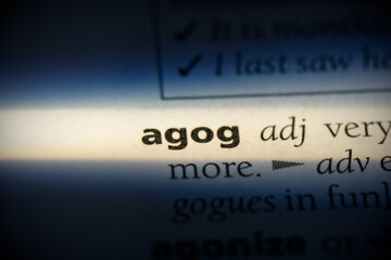 agog