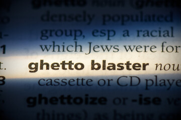 ghetto blaster