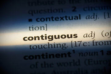 contiguous