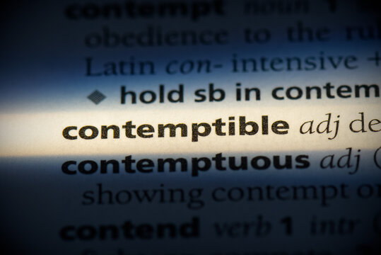 contemptible