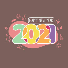 Happy New Year 2021 Cute 