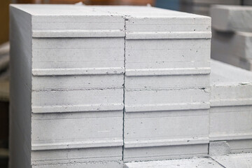 Aerated concrete blocks. For the construction of walls in residential and industrial construction. Sale of building materials.