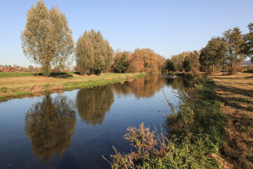 Herbstliche Leinelandschaft bei Northeim