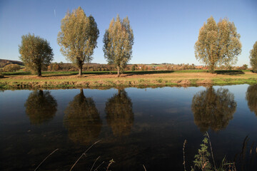 Herbstliche Leinelandschaft bei Northeim