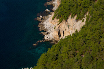Turkey Alanya wild beach rocks