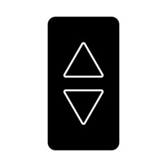 Lift Button Icon,Vector Illustration on white backround,Eps10