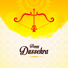 Happy Dussehra festival, background, vector illustration